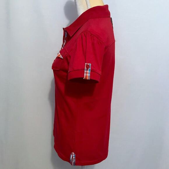 More to Love NWT Red Polo Shirt Women Various - Picture 5 of 13